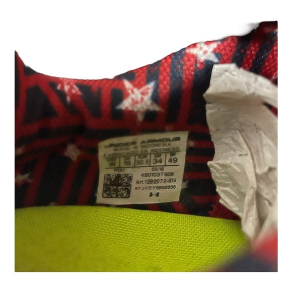 Under Armour Men's Deception Low Freedom NYPD FDNY Metal Baseball - Picture 9 of 9